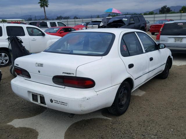 1Y1SK5265VZ419185 - 1997 GEO PRIZM BASE თეთრი ფოტო 4