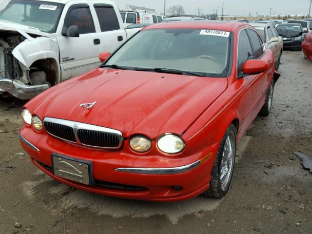 SAJEB52D23XD38545 - 2003 JAGUAR X-TYPE 2.5 RED photo 2