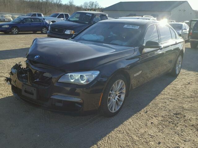 WBAYF8C54DD140619 - 2013 BMW 750LI XDRI BLACK photo 2