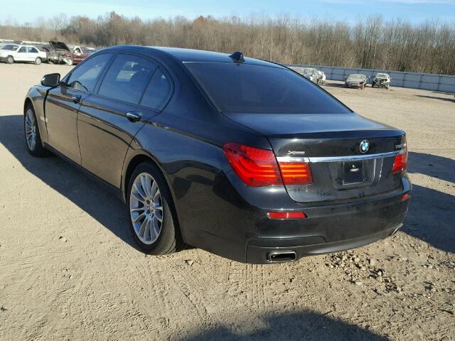 WBAYF8C54DD140619 - 2013 BMW 750LI XDRI BLACK photo 3