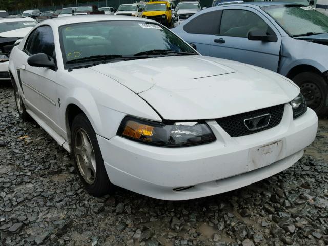 1FAFP40403F398284 - 2003 FORD MUSTANG WHITE photo 1