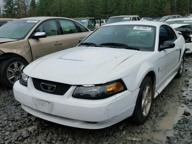 1FAFP40403F398284 - 2003 FORD MUSTANG WHITE photo 2