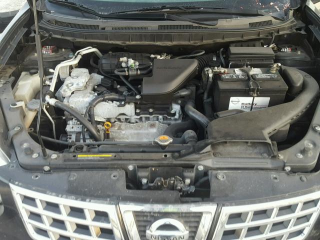 JN8AS58V79W447662 - 2009 NISSAN ROGUE S BLACK photo 7