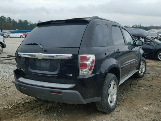 2CNDL73F656071974 - 2005 CHEVROLET EQUINOX LT BLACK photo 4