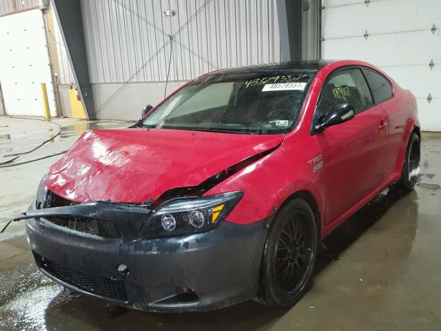 JTKDE177450060956 - 2005 SCION TC RED photo 2