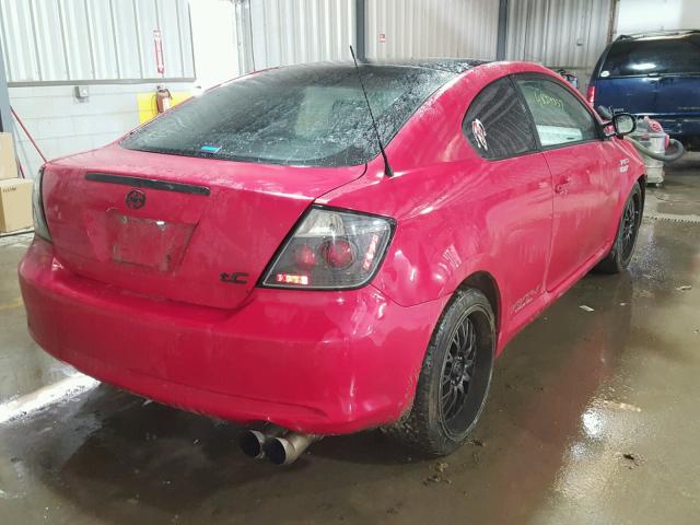 JTKDE177450060956 - 2005 SCION TC RED photo 4