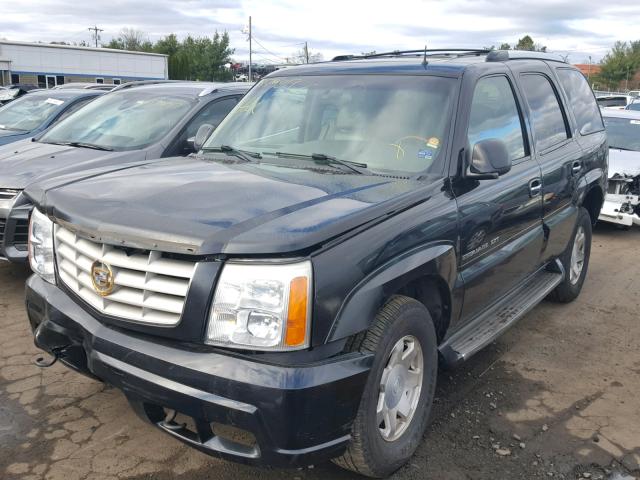 1GYEK63N12R182035 - 2002 CADILLAC ESCALADE L BLACK photo 2