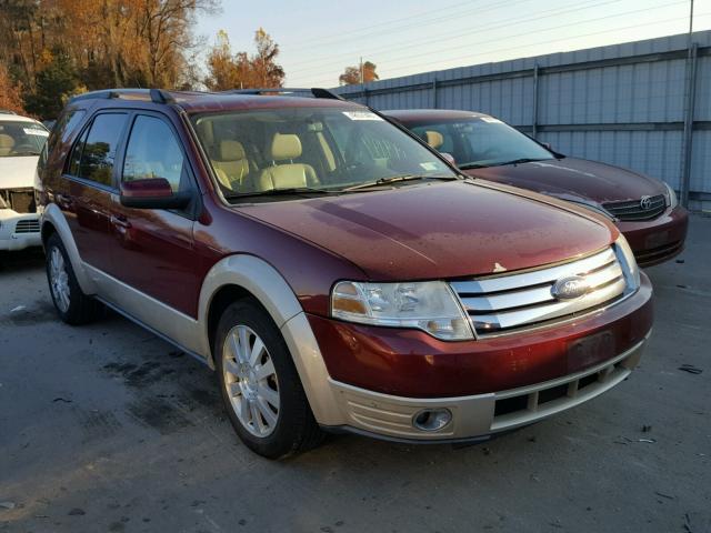 1FMDK08WX8GA14796 - 2008 FORD TAURUS X E RED photo 1