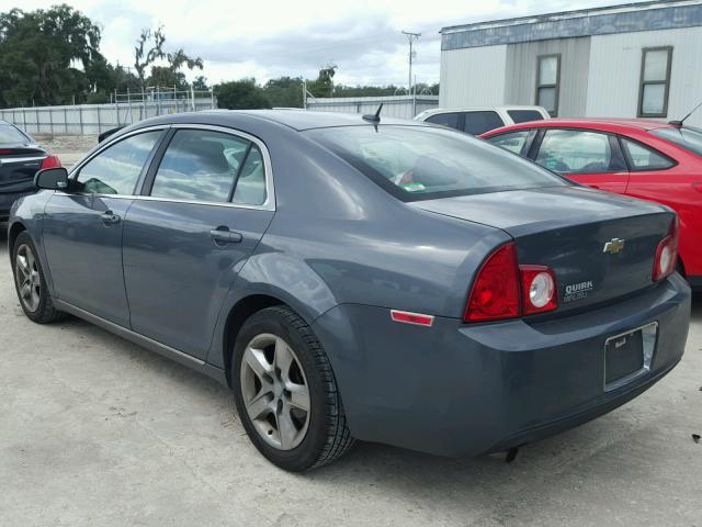 1G1ZH57B894165619 - 2009 CHEVROLET MALIBU 1LT GRAY photo 3
