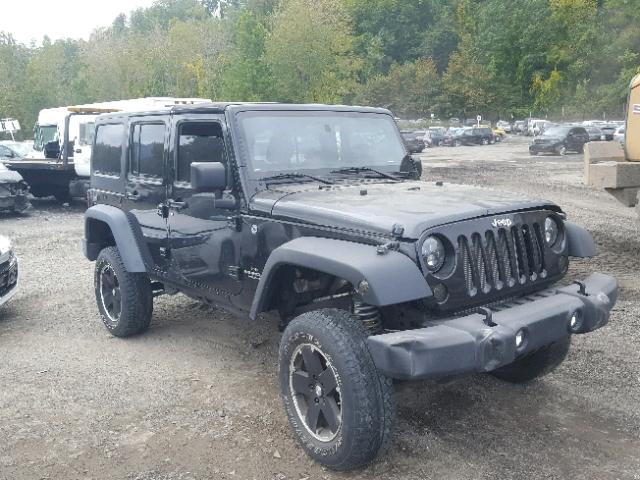 1C4BJWDG6GL233762 - 2016 JEEP WRANGLER U BLACK photo 1