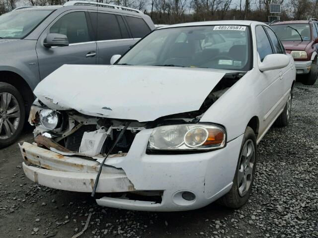 3N1CB51D76L493826 - 2006 NISSAN SENTRA 1.8 WHITE photo 2