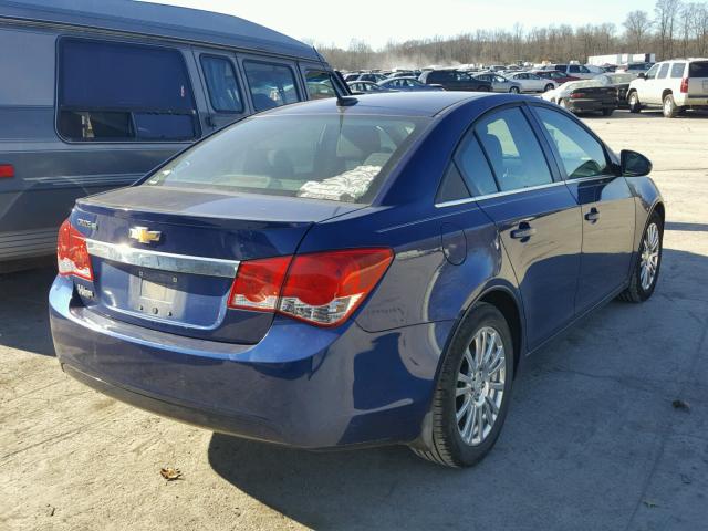 1G1PJ5SCXC7387886 - 2012 CHEVROLET CRUZE ECO BLUE photo 4