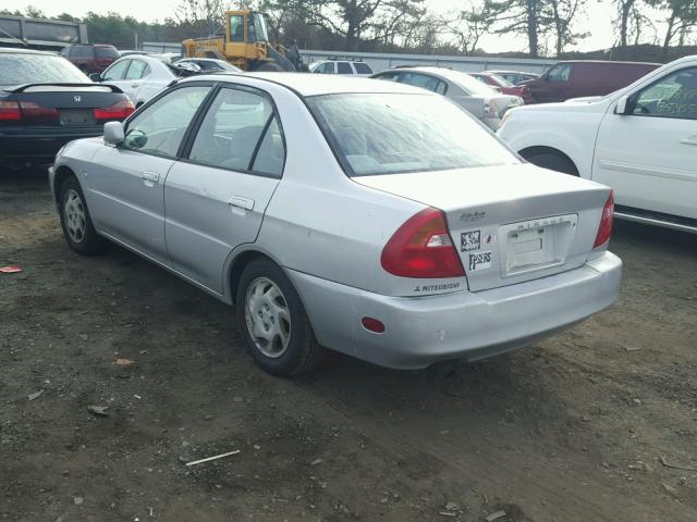 JA3AY36C91U014973 - 2001 MITSUBISHI MIRAGE LS GRAY photo 3