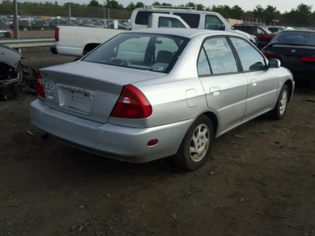 JA3AY36C91U014973 - 2001 MITSUBISHI MIRAGE LS GRAY photo 4