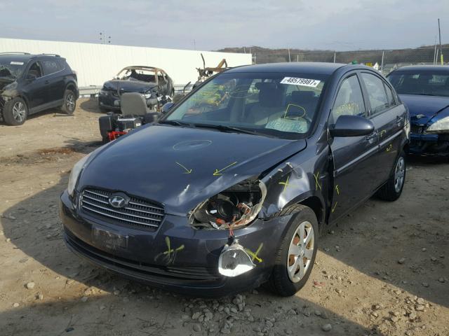 KMHCN46C28U181559 - 2008 HYUNDAI ACCENT GLS GREEN photo 2