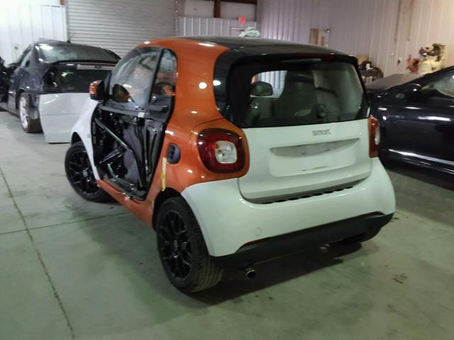 WMEFJ5DA3GK062726 - 2016 SMART FORTWO WHITE photo 3