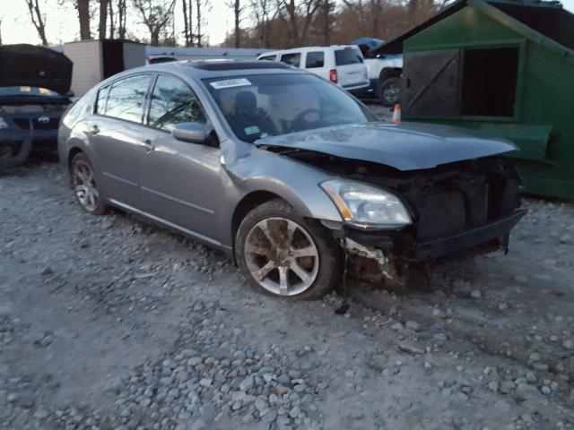 1N4BA41E28C811192 - 2008 NISSAN MAXIMA SE GRAY photo 1