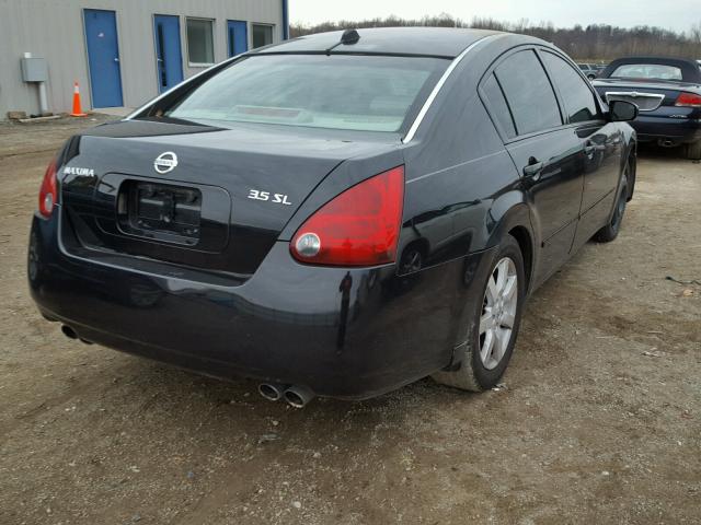 1N4BA41E04C909731 - 2004 NISSAN MAXIMA SE BLACK photo 4