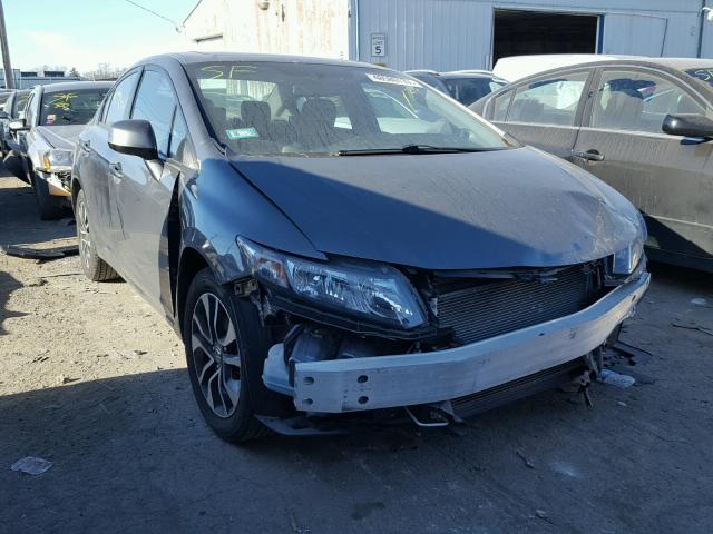 19XFB2F81DE092326 - 2013 HONDA CIVIC EX ნაცრისფერი ფოტო 1