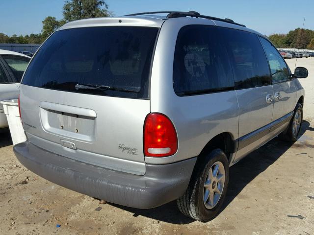 2C4GJ45G9YR860831 - 2000 CHRYSLER VOYAGER SE SILVER photo 4