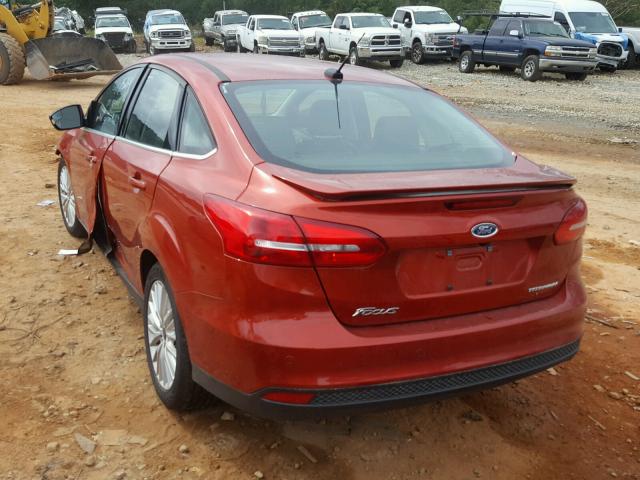 1FADP3J2XJL294303 - 2018 FORD FOCUS TITA RED photo 3