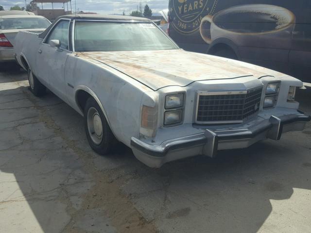 7A47S165090 - 1977 FORD RANCHERO SILVER photo 1