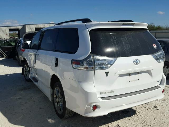 5TDXK3DC7ES441921 - 2014 TOYOTA SIENNA SPO WHITE photo 3