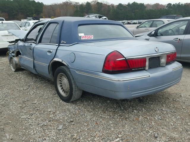 2MEFM75W32X608392 - 2002 MERCURY GRAND MARQ BLUE photo 3