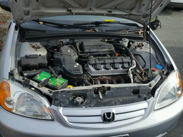 2HGES16543H594778 - 2003 HONDA CIVIC LX SILVER photo 7