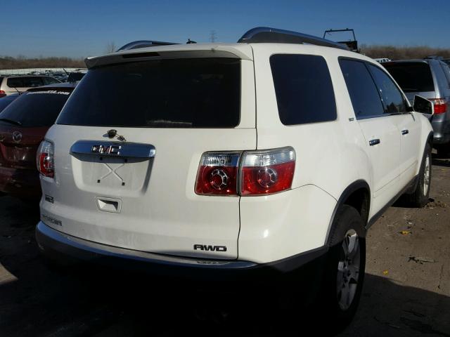 1GKEV23D69J102741 - 2009 GMC ACADIA SLT თეთრი ფოტო 4