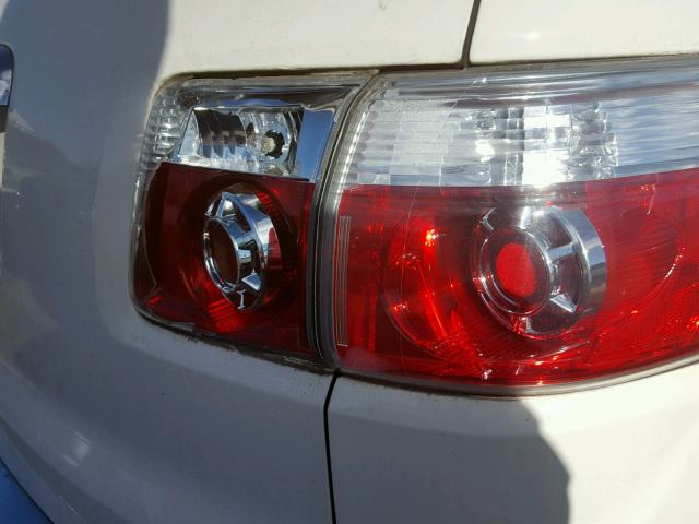 1GKEV23D69J102741 - 2009 GMC ACADIA SLT თეთრი ფოტო 9