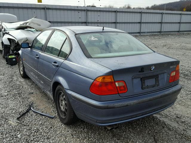 WBAAM3332XKC56901 - 1999 BMW 323I BLUE photo 3