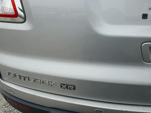 5GZEV23788J214699 - 2008 SATURN OUTLOOK XR ვერცხლისფერი ფოტო 10