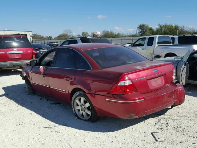 1FAFP24176G124308 - 2006 FORD FIVE HUNDR MAROON photo 3