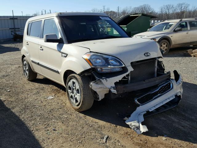 KNDJT2A55C7444357 - 2012 KIA SOUL WHITE photo 1