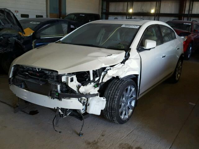 1G4GE5ED7BF209675 - 2011 BUICK LACROSSE C WHITE photo 2