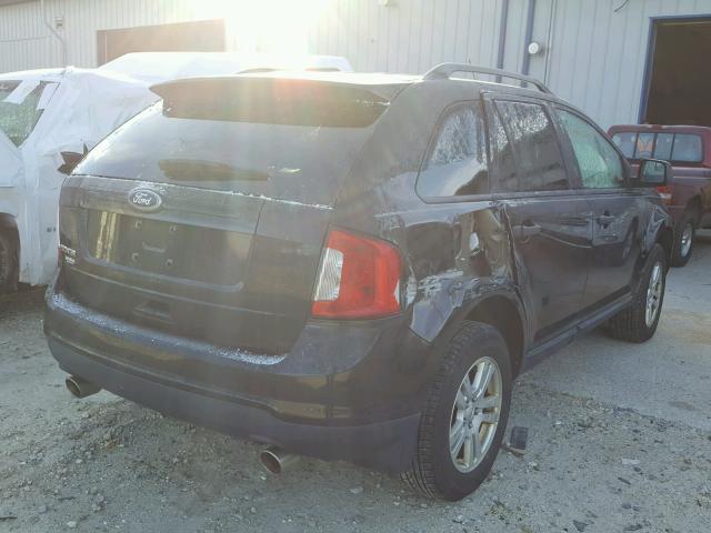 2FMDK3GC1BBA32191 - 2011 FORD EDGE SE BLACK photo 4