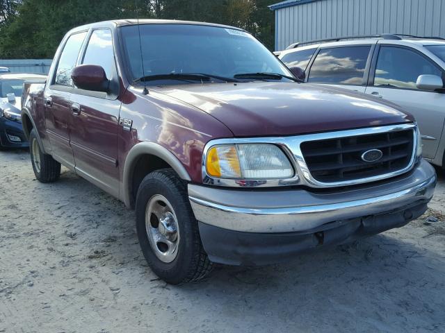 1FTRW07633KB90921 - 2003 FORD F150 SUPER MAROON photo 1