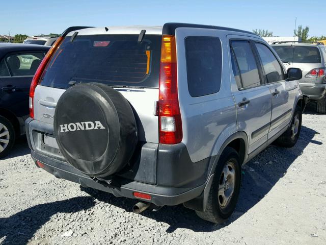 SHSRD68473U106241 - 2003 HONDA CR-V LX SILVER photo 4