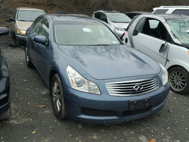 JNKBV61F78M268613 - 2008 INFINITI G35 BLUE photo 1