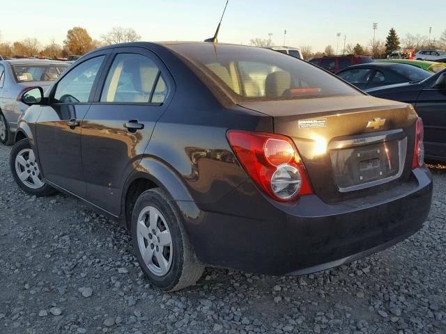 1G1JA5SH0D4205584 - 2013 CHEVROLET SONIC LS BLACK photo 3