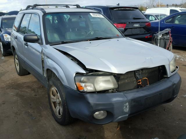 JF1SG63615H731655 - 2005 SUBARU FORESTER 2 SILVER photo 1