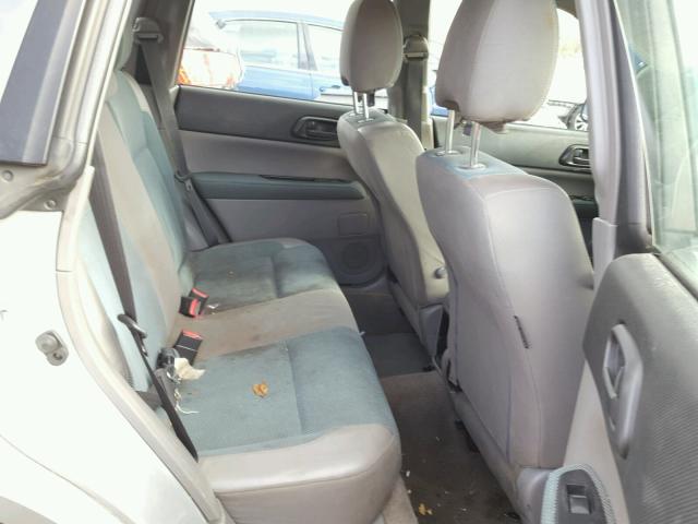 JF1SG63615H731655 - 2005 SUBARU FORESTER 2 SILVER photo 6