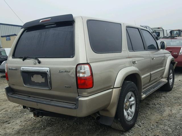 JT3GN87R320228956 - 2002 TOYOTA 4RUNNER LI GOLD photo 4