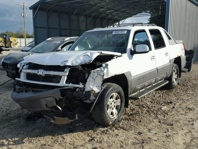 3GNEC13T72G203076 - 2002 CHEVROLET AVALANCHE WHITE photo 2