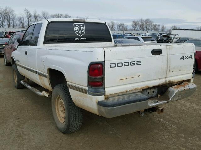 3B7HF13Z4VG749940 - 1997 DODGE RAM 1500 WHITE photo 3