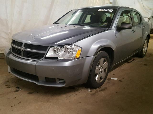 1B3LC46B79N557039 - 2009 DODGE AVENGER SE CHARCOAL photo 2