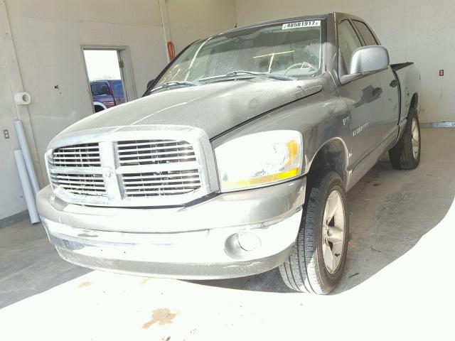 1D7HU18246S614328 - 2006 DODGE RAM 1500 S GRAY photo 2