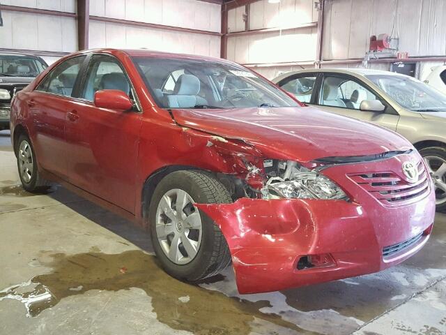 4T1BK46K78U058674 - 2008 TOYOTA CAMRY LE RED photo 1