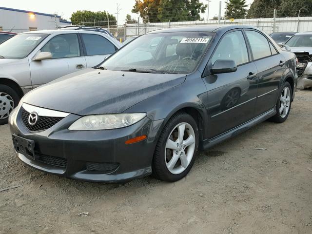 1YVHP80C045N36618 - 2004 MAZDA 6 I GRAY photo 2